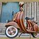 Illustration for article titled Beautiful Hand-Made Wooden Vespa